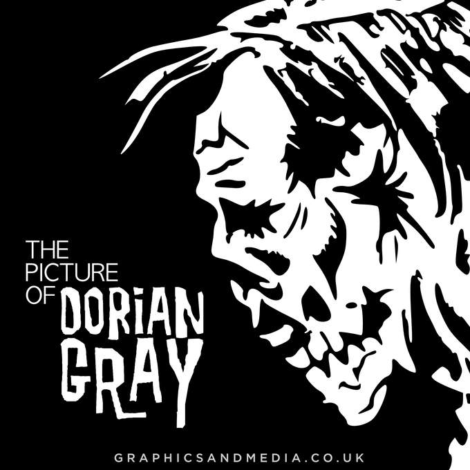 The Picture of Dorian Gray by Oscar Wilde Graphic Novel style gothic artwork Made In Scarborough