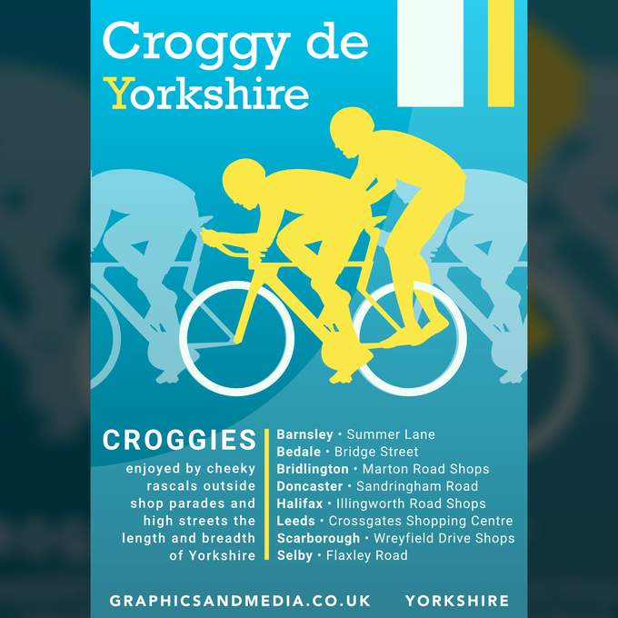 Scarborough York Leeds Illustration Web Design Tour De Yorkshire Cycling