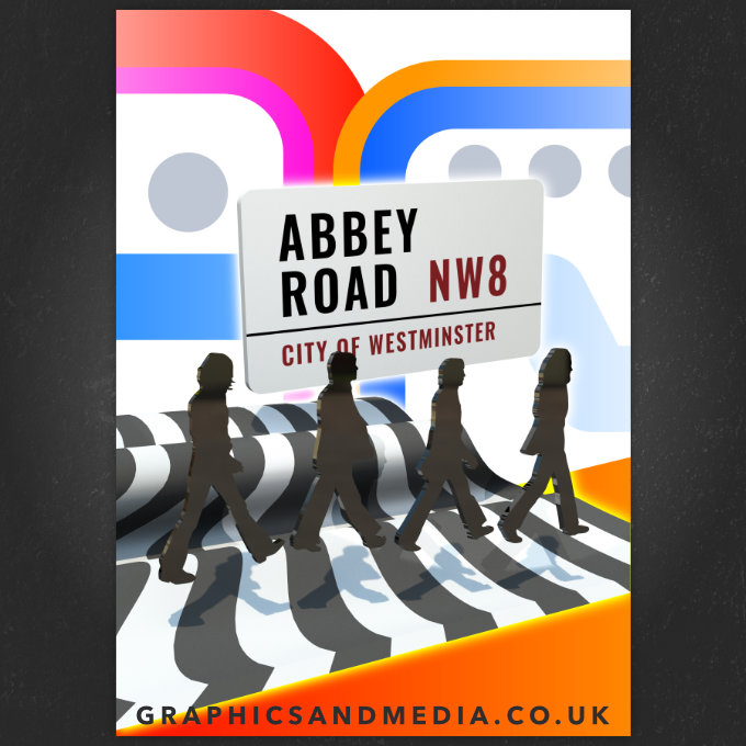 The Beatles Abbey Road Digital Design and 3D Design St Johns Wood London NW8