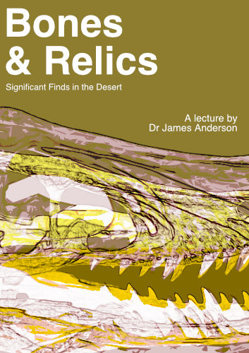 Bones and Relics Academic Talk Poster Design