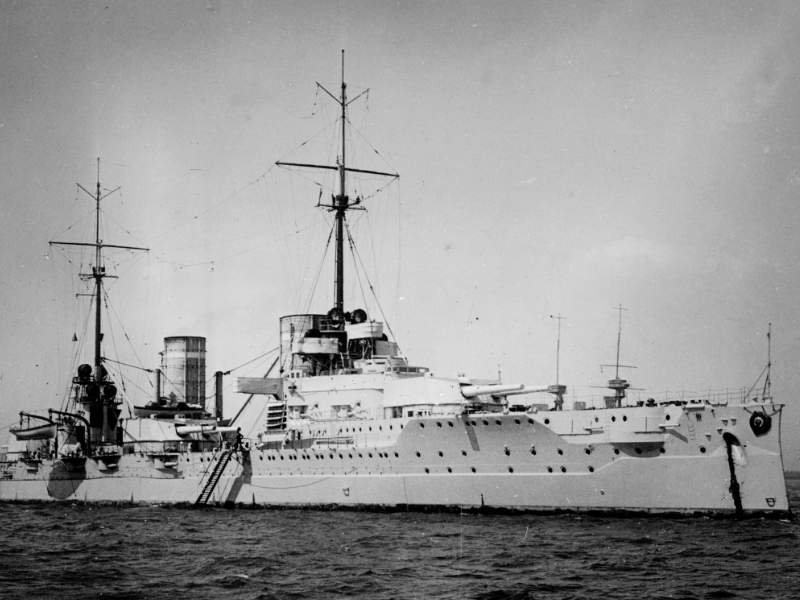 SMS Vonder Tann German Imperial Navy Battleship